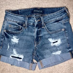 Aeropostale Blue Denim Shorts